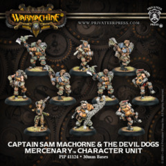 PIP41124 WRM Merc Captain Sam Machorne & the Devil Dogs Box